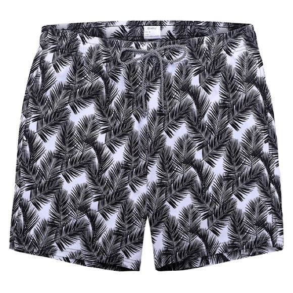 Mens Swim Trunks Quick Dry Beach Shorts Mesh Lining Swimwear Pockets Large - Picture 4 of 6